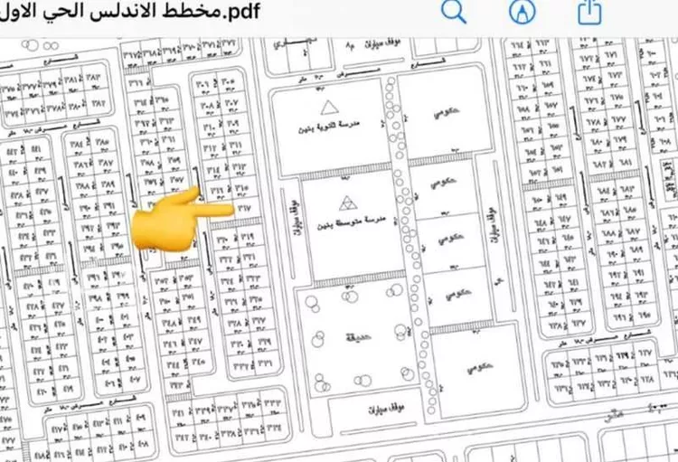 أرض للبيع في شارع الحارث ابي مسعود, حي الأندلس, مدينة الخفجي, المنطقة الشرقية