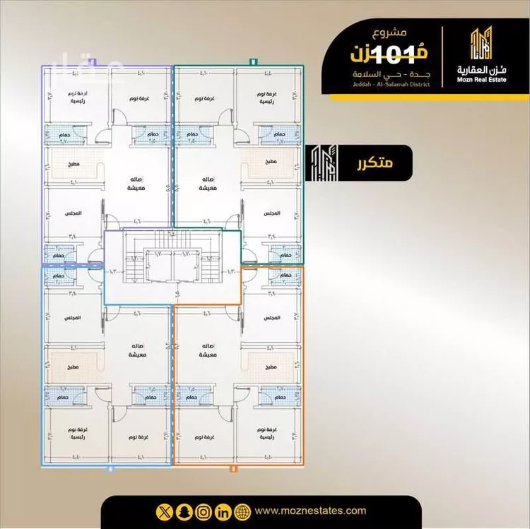 شقة للبيع في شارع مناره المروه, حي السلامة, مدينة جدة, منطقة مكة المكرمة صورة 2