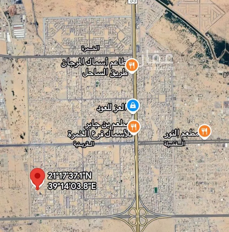 أرض للبيع في شارع القرينية 105 ، حي القرينية ، جدة ، جدة