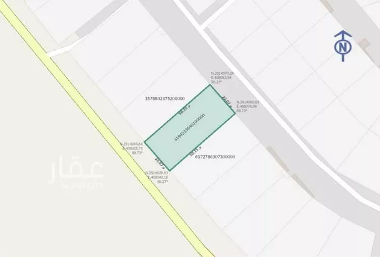 أرض للبيع في شارع عبدالرحمن ابن عوف, حي الشعلة, مدينة الدمام, المنطقة الشرقية صورة 2