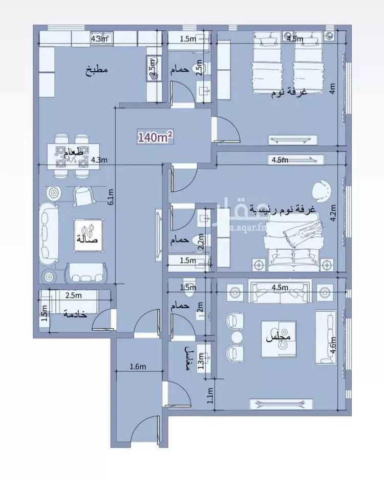 شقة للبيع في شارع خضر افندي, حي الزهراء, مدينة جدة, منطقة مكة المكرمة