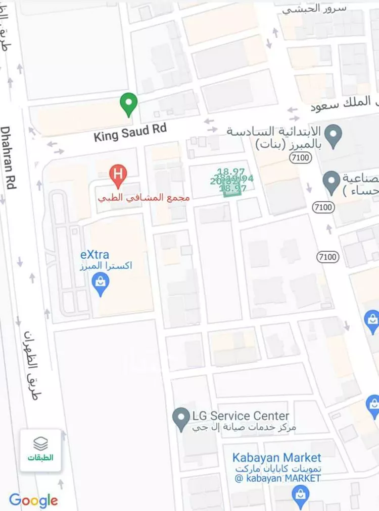 أرض للبيع في شارع أشرف, حي البستان, مدينة الاحساء, المنطقة الشرقية صورة 2