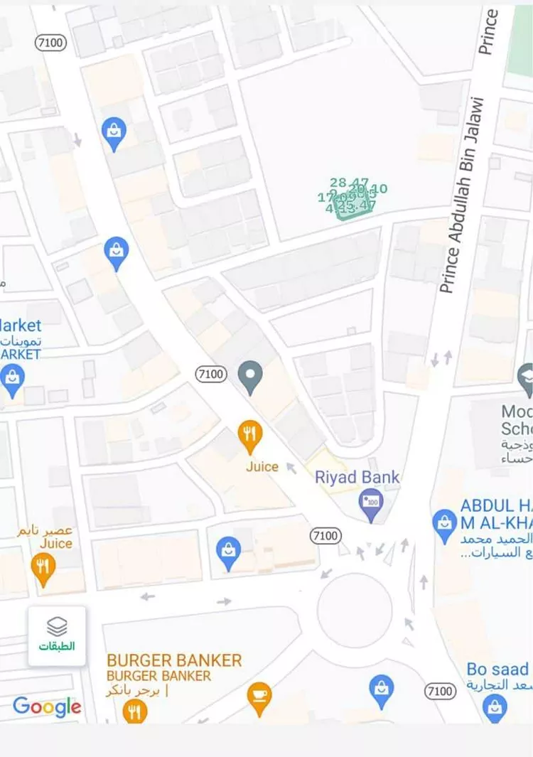 أرض للبيع في شارع بدر المزني, حي البستان, مدينة الاحساء, المنطقة الشرقية صورة 2