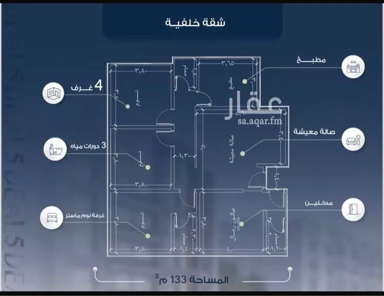 شقة للإيجار في شارع عبيد الله الفقيه, حي الريان, مدينة جدة, منطقة مكة المكرمة صورة 2