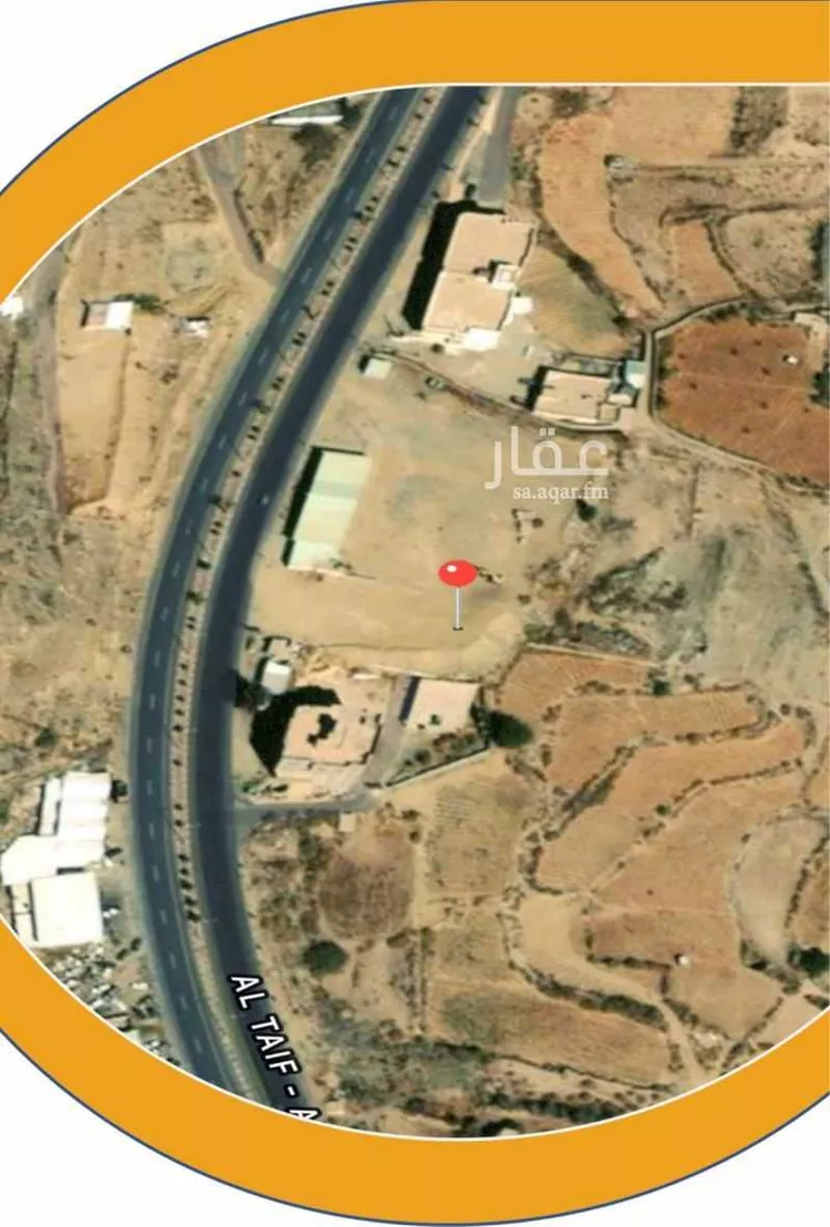 أرض للبيع في طريق الملك عبدالعزيز الطائف- الباحة ، حي الزهور ، القرى ، القري