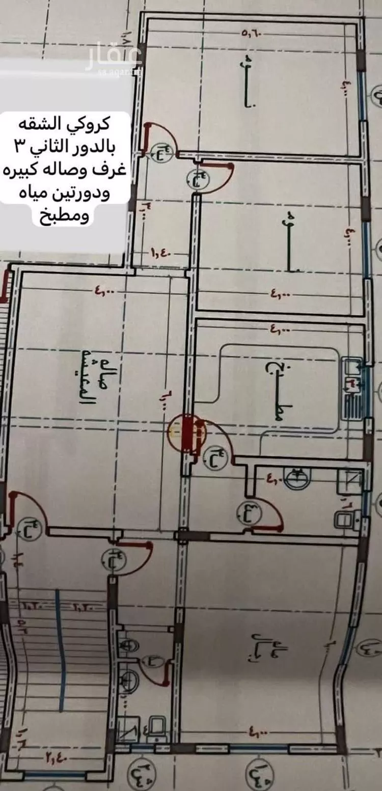شقة للإيجار في شارع عمرو بن الشريد الثقفي, حي البشائر, مدينة جدة, منطقة مكة المكرمة صورة 4