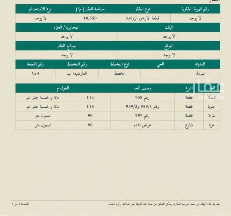 Land for Sale in Al Muzahimiyah Shukhaib