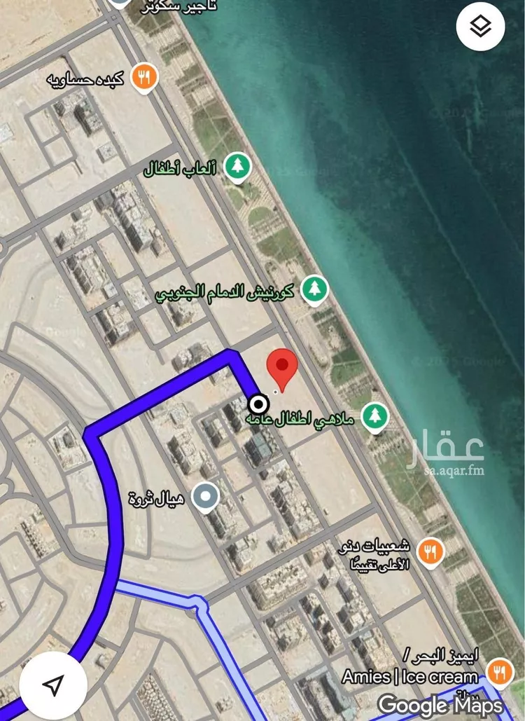 أرض للبيع في شارع الكورنيش, حي السيف, مدينة الدمام, المنطقة الشرقية صورة 3