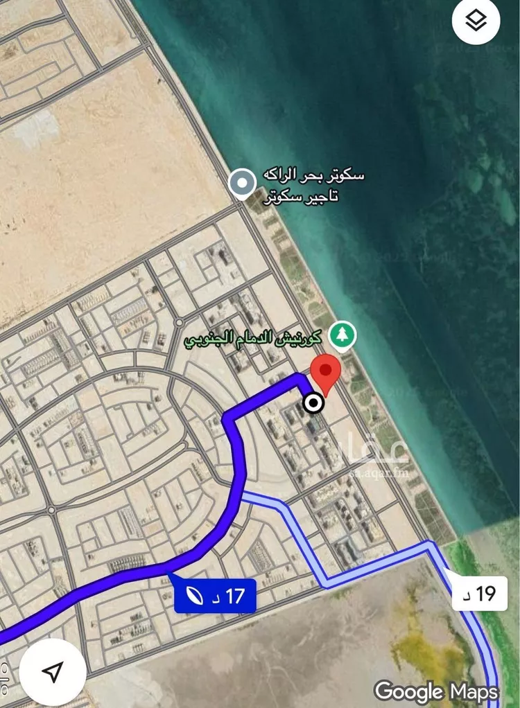 أرض للبيع في شارع الكورنيش, حي السيف, مدينة الدمام, المنطقة الشرقية صورة 2
