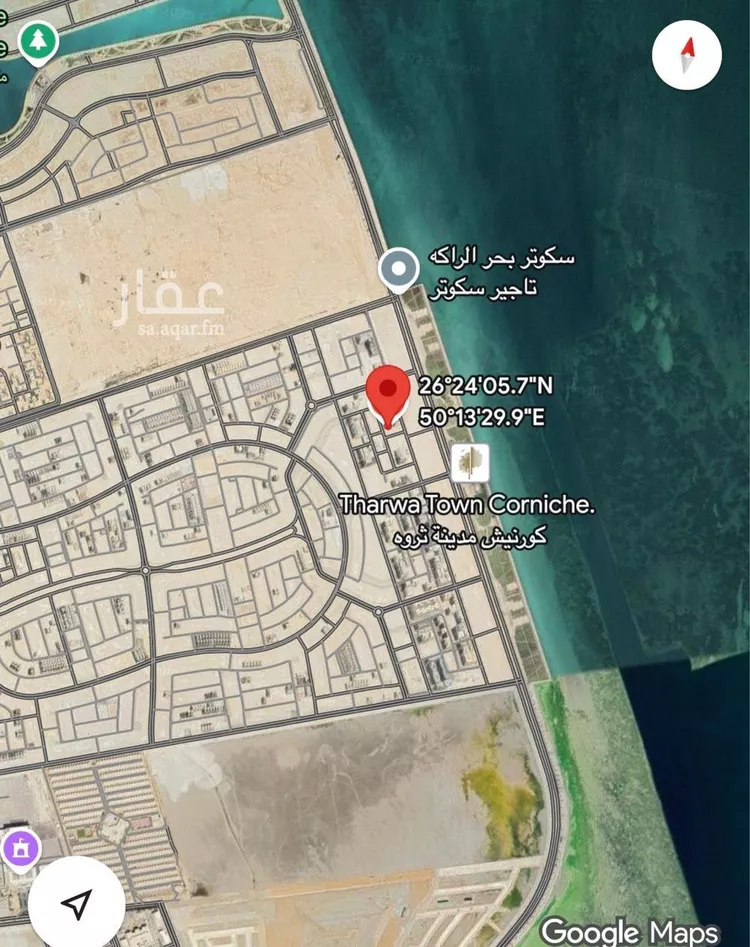 أرض للبيع في شارع طريق الكورنيش, حي السيف, مدينة الدمام, المنطقة الشرقية صورة 2