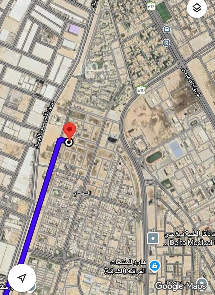 أرض للبيع في شارع العوسج, حي الحسام, مدينة الدمام, المنطقة الشرقية صورة 2