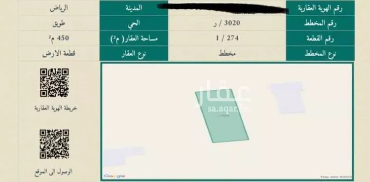 أرض للبيع في شارع رقم276, حي طويق, مدينة الرياض, منطقة الرياض صورة 2