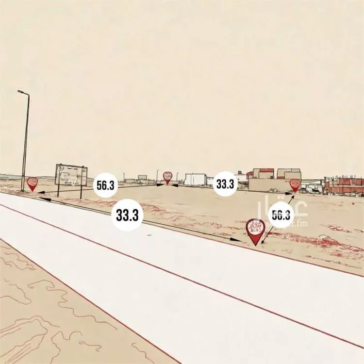 أرض للبيع في شارع ظهره العودة غرب 52, حي ظهره العودة غرب, مدينة الدرعية, منطقة الرياض صورة 2