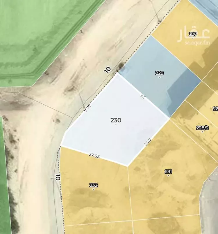 أرض للبيع في شارع محمود بن ابي حامد, حي صويدرة, مدينة الاحساء, المنطقة الشرقية صورة 3