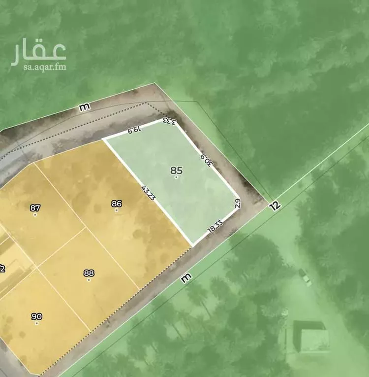 أرض للبيع في شارع يزيد بن زيد, حي الأول, مدينة الاحساء, المنطقة الشرقية صورة 2