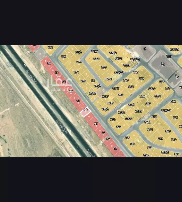 أرض للبيع في شارع القادسية, حي الروابي, مدينة القطيف, المنطقة الشرقية