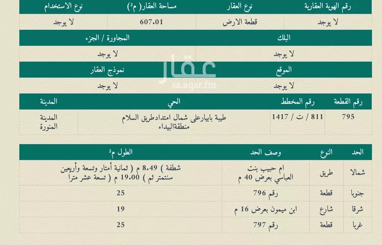 أرض للبيع في شارع الملك سعود بن عبدالعزيز, حي طيبة, مدينة المدينة المنورة, منطقة المدينة المنورة صورة 3
