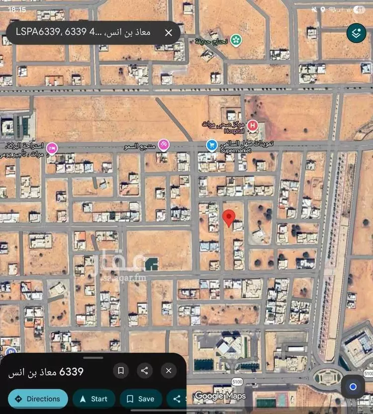 أرض للبيع في شارع طريق الملك عبد العزيز, حي مانح, مدينة مرات, منطقة الرياض صورة 2