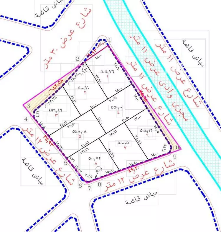 أرض للبيع في شارع اوس ابن قبطي ابن عمرو ابن زيد, حي القهيب, مدينة الطائف, منطقة مكة المكرمة