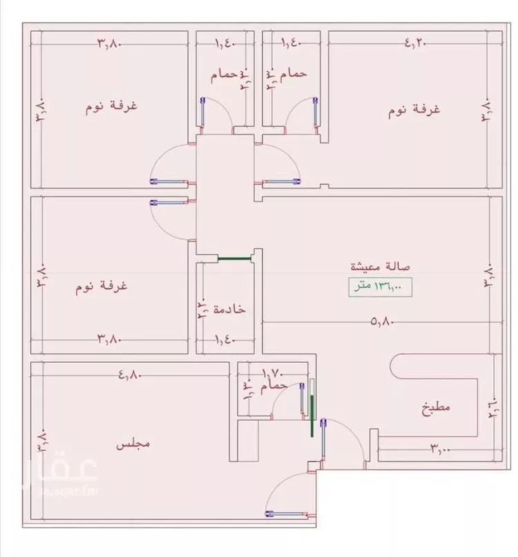 شقة للبيع في شارع السامر, حي الواحة, مدينة جدة, منطقة مكة المكرمة صورة 2