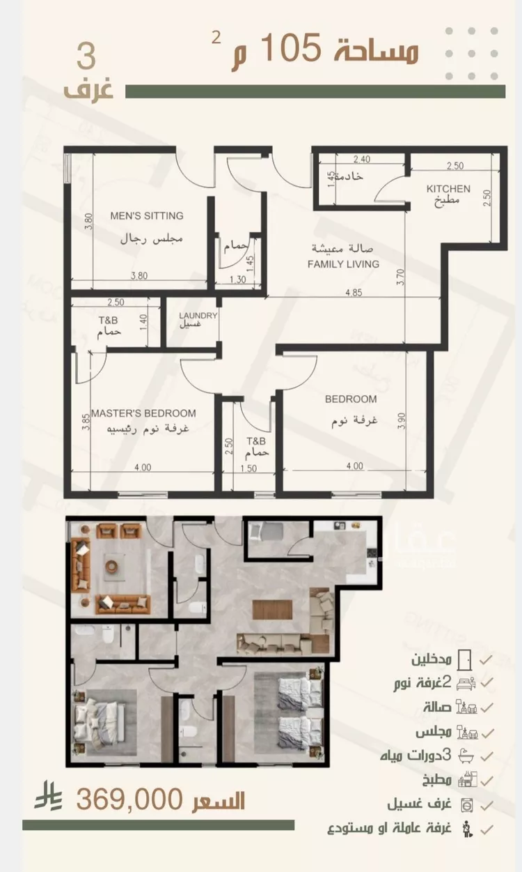 شقة للبيع في شارع ثلوث بني شهر, حي النزهة, مدينة جدة, منطقة مكة المكرمة