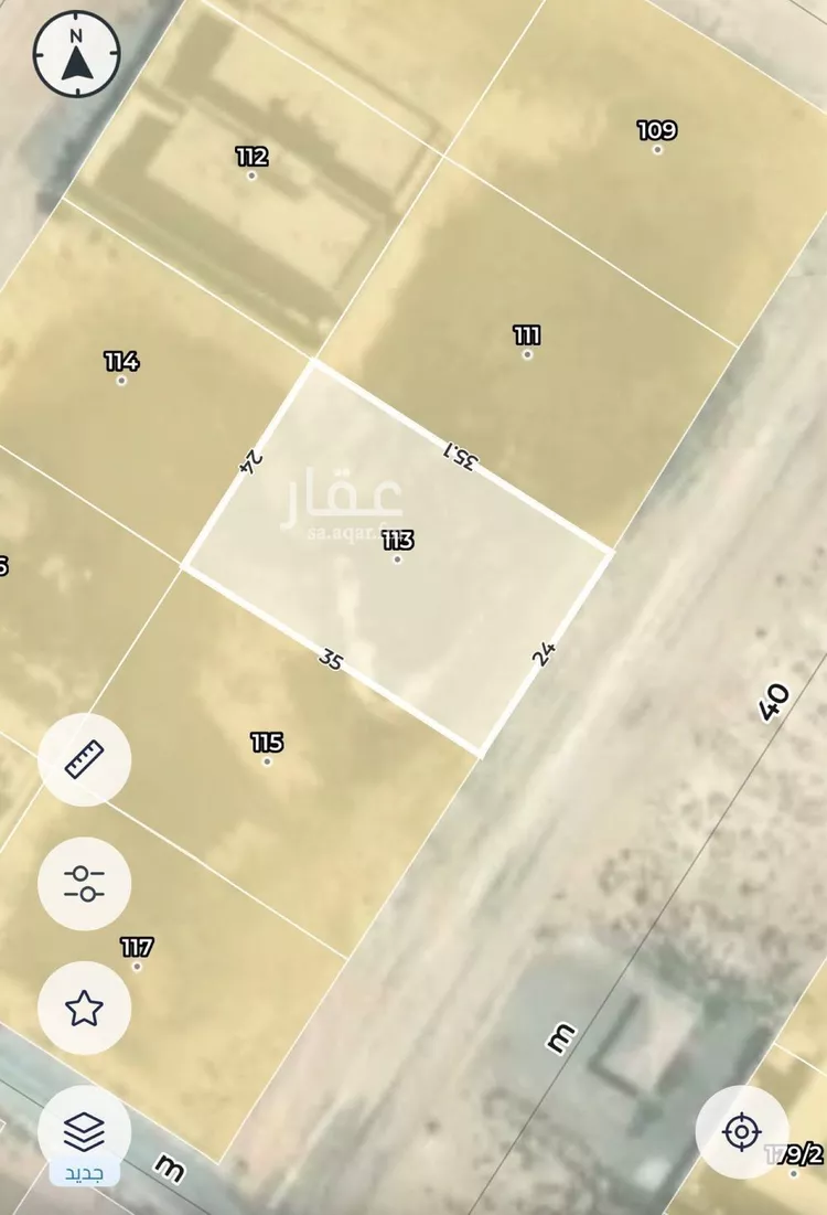 أرض للبيع في شارع غرناطة 384, حي غرناطة, مدينة الجبيل, المنطقة الشرقية صورة 2