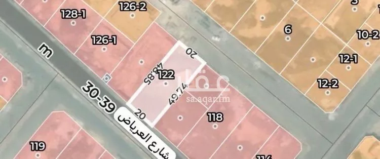 أرض للبيع في شارع العرباض ابن ساريه, حي السكب, مدينة المدينة المنورة, منطقة المدينة المنورة