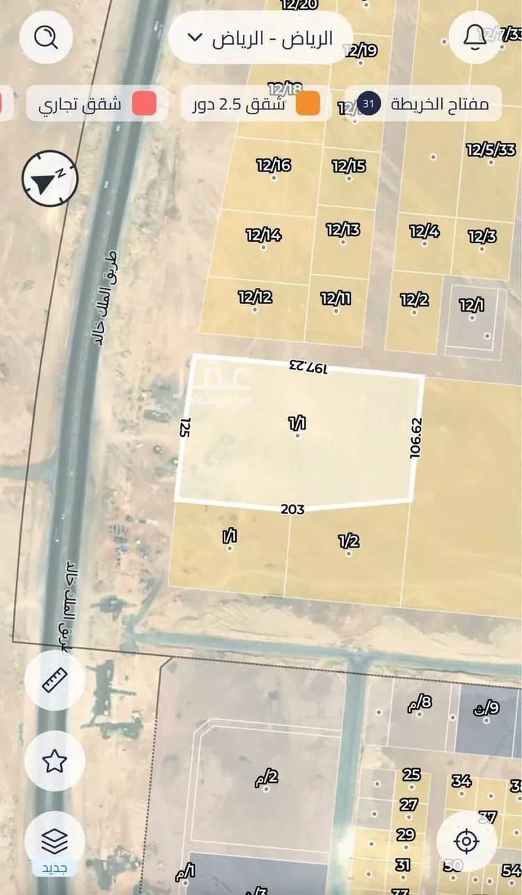 أرض للإيجار في شارع 100, حي الخير, مدينة الرياض, منطقة الرياض