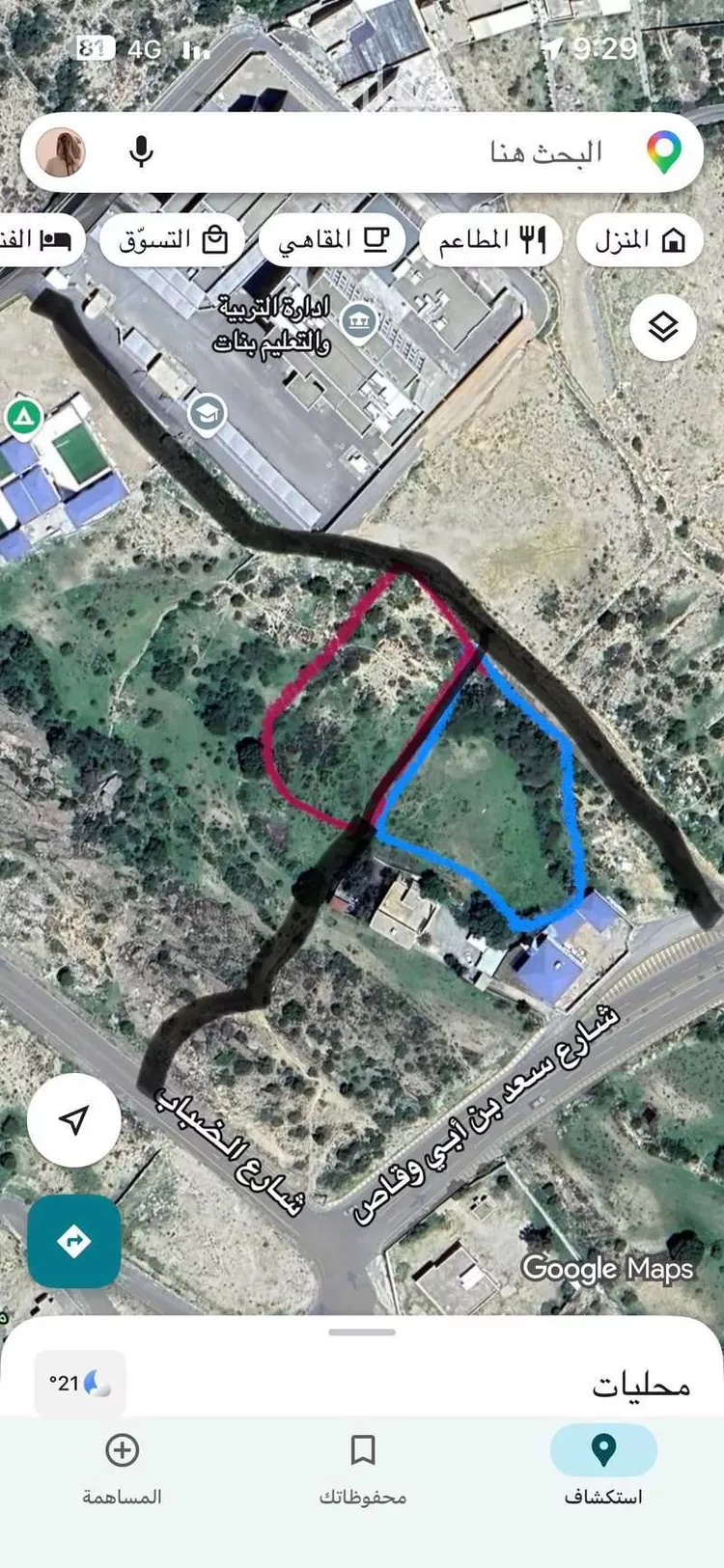 أرض للبيع في شارع 57 المطل ، حي المطل ، النماص ، النماص