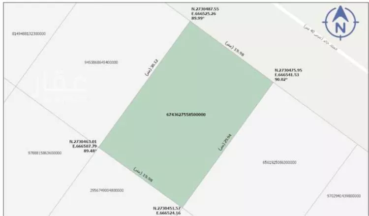 أرض للبيع في شارع بركات, حي الهدا, مدينة الرياض, منطقة الرياض صورة 2