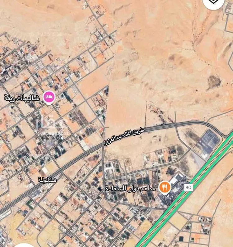 أرض للبيع في شارع طريق الملك عبدالعزيز, حي وسيلة, مدينة المزاحميه, منطقة الرياض صورة 3