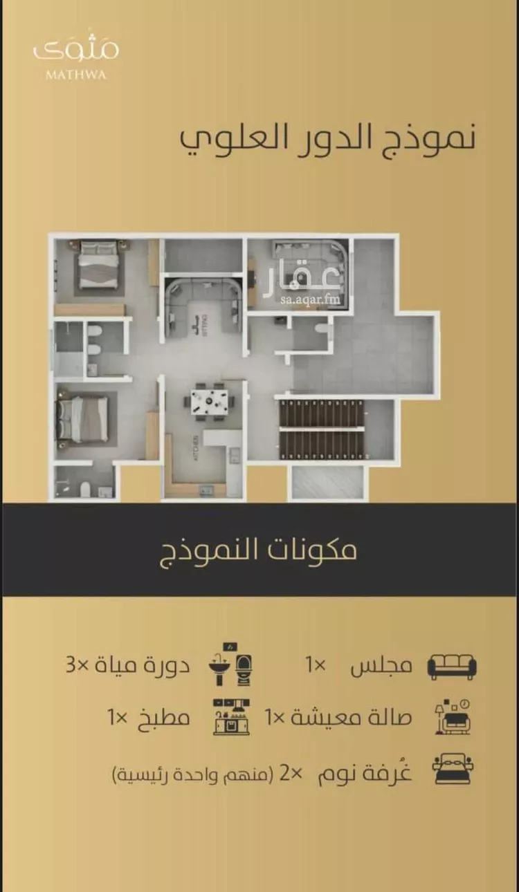 دور للبيع في شارع العوجزي, حي الزهرة, مدينة الرياض, منطقة الرياض صورة 4