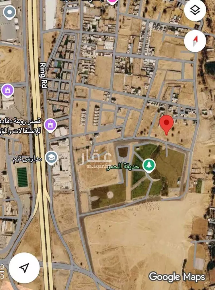 أرض للبيع في شارع الحمر 156, حي الحمر الشمالي, مدينة بريدة, منطقة القصيم
