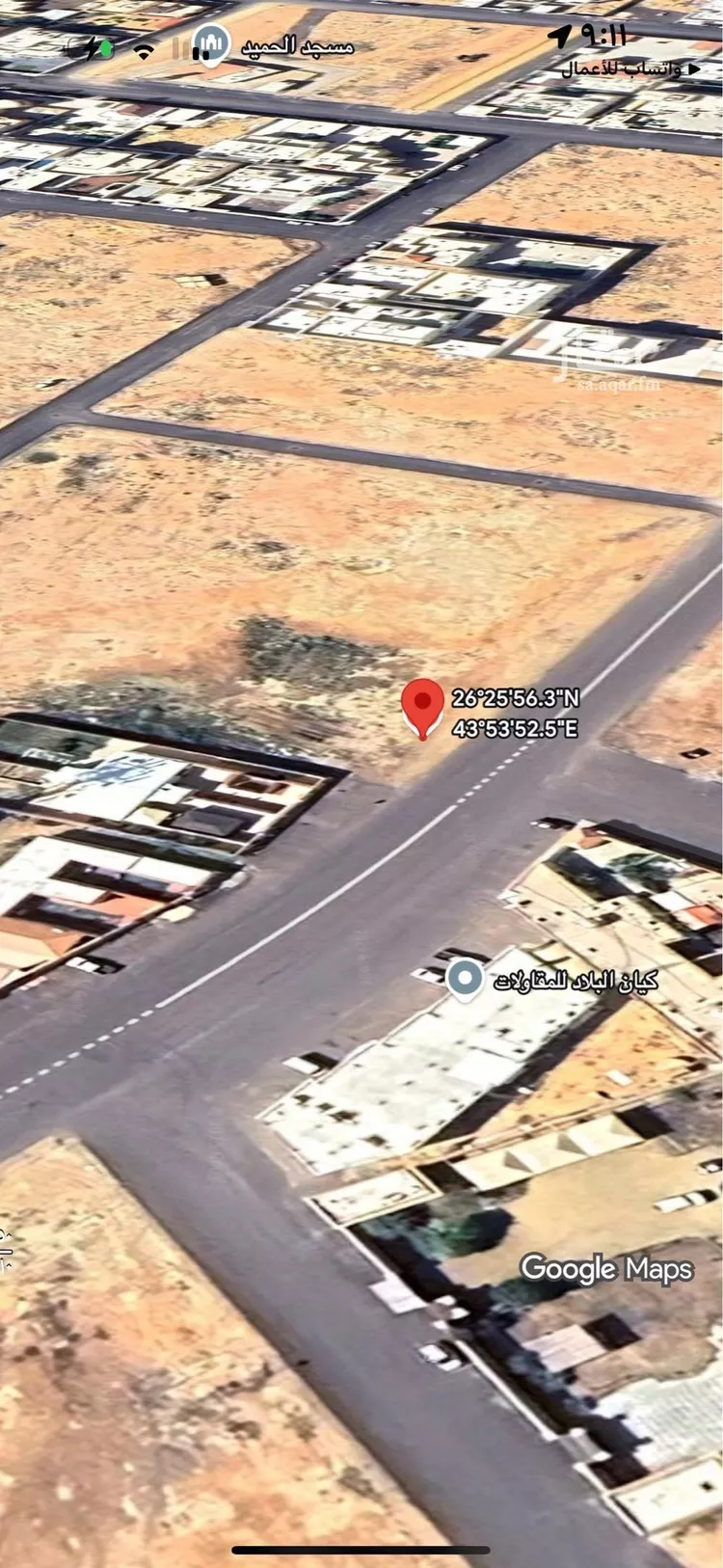 أرض للبيع في شارع الدلاحبة, حي الرحاب, مدينة بريدة, منطقة القصيم