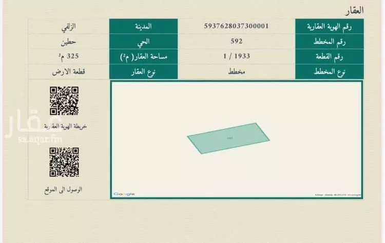 Land for Sale in Az Zulfi Hittin