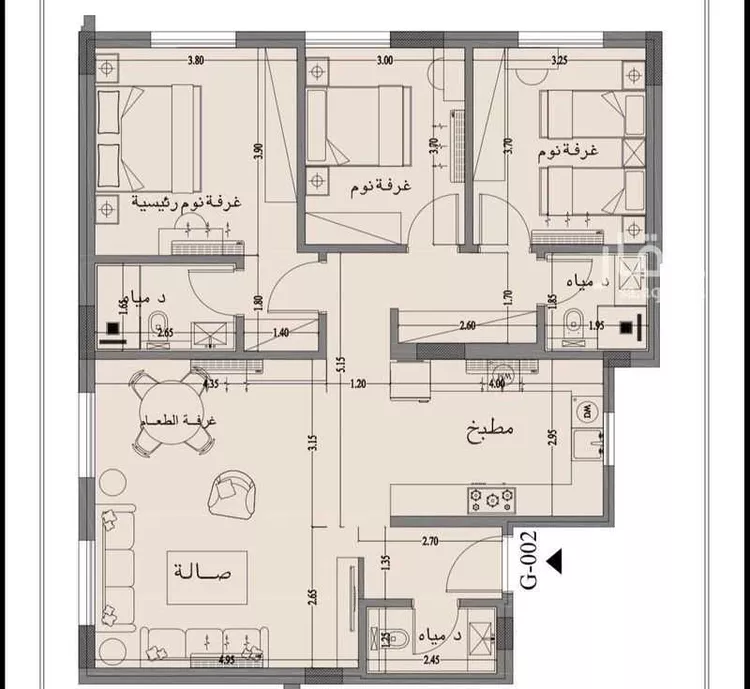 شقة للإيجار في شارع علقمة بن وائل, حي النرجس, مدينة الرياض, منطقة الرياض صورة 3
