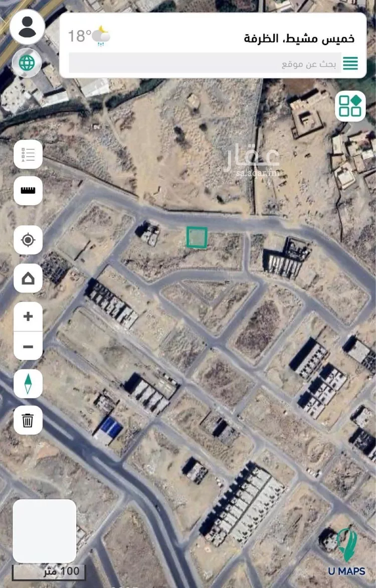 أرض للبيع في شارع 0000, حي الظرفة, مدينة خميس مشيط, منطقة عسير صورة 2