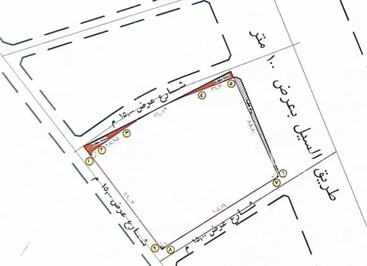 أرض للبيع في شارع القريه, حي الصفراء, مدينة الطائف, منطقة مكة المكرمة صورة 2