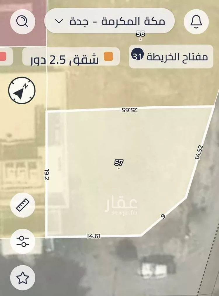 أرض للبيع في شارع الشهاب الطائفي, حي الأصالة, مدينة جدة, منطقة مكة المكرمة