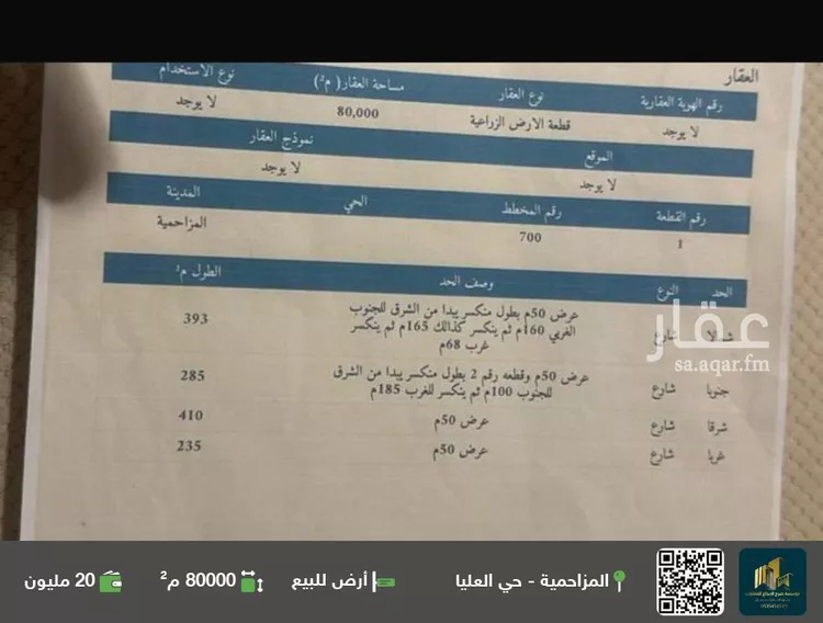 أرض للبيع في حي الياسمين, مدينة المزاحميه, منطقة الرياض