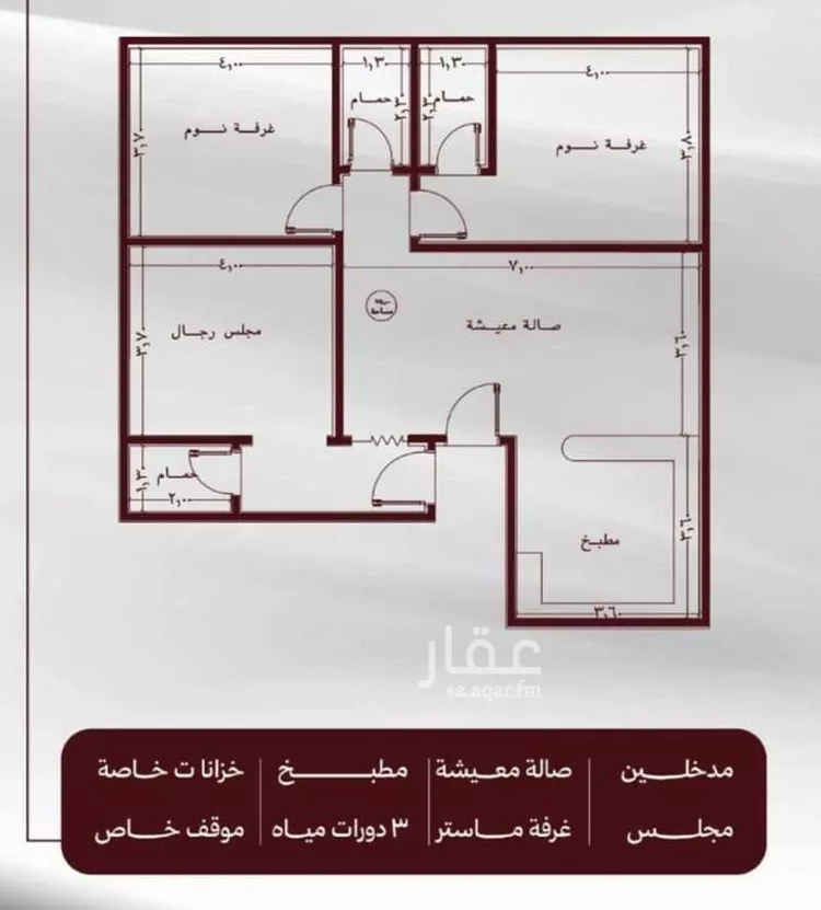 شقة للبيع في شارع حمزه بن النعمان, حي الصفاء, مدينة جدة, منطقة مكة المكرمة صورة 3