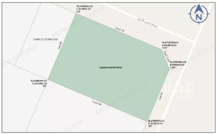 أرض للإيجار في شارع عيد بن محمد الانصاري ، حي ضاحية نمار ، الرياض ، منطقة الرياض