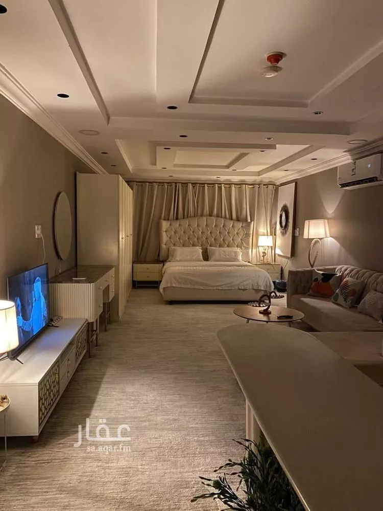 استديو مفروش للحجز في شارع ابو بكر الصديق ، حي طيبة ، الدمام ، الدمام