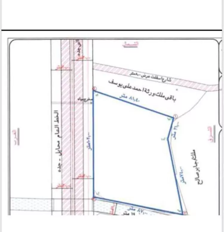 أرض للإيجار في طريق الملك عبدالعزيز ، الفاهمة ، محايل
