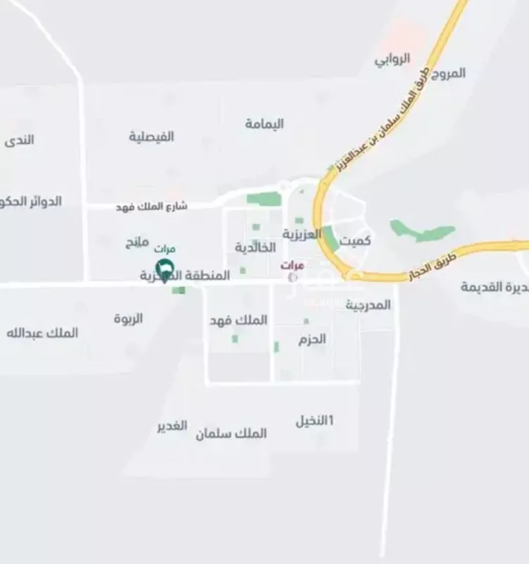 أرض للبيع في شارع 4372013, حي مانح, مدينة مرات, منطقة الرياض صورة 2