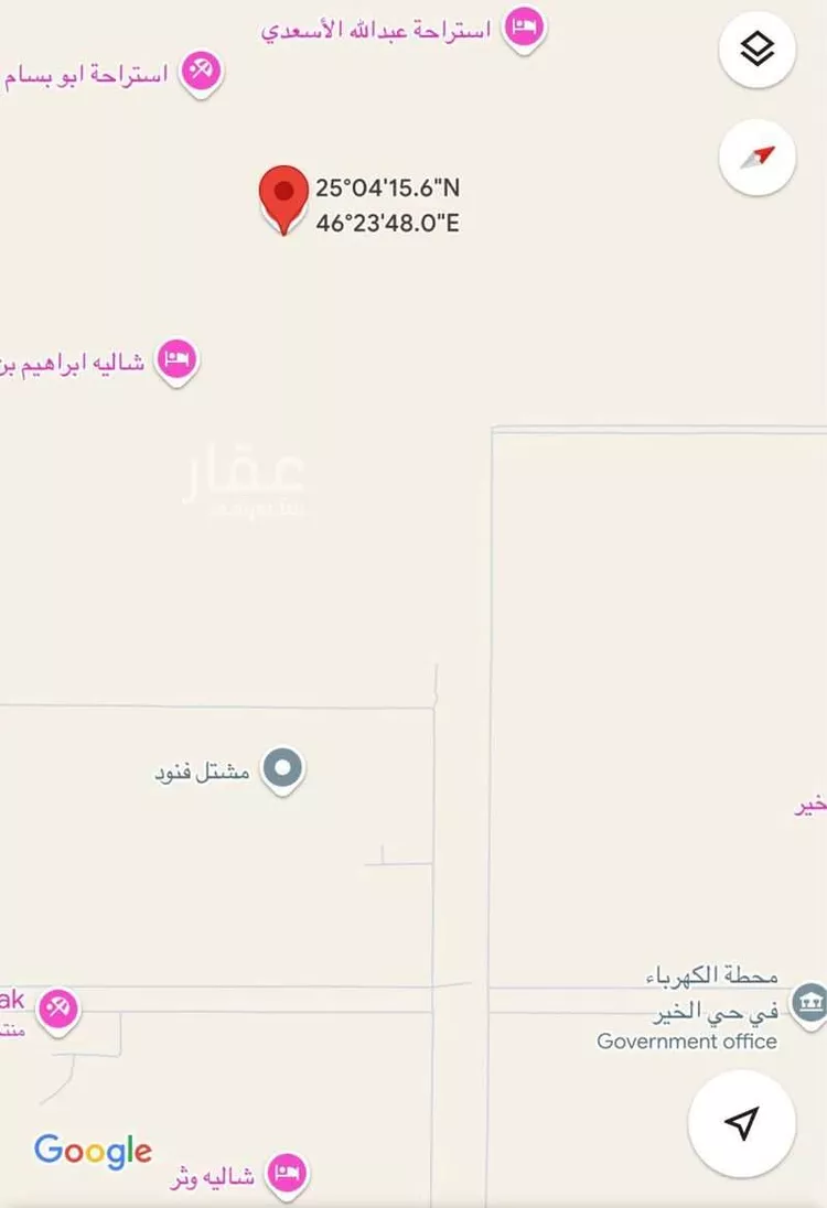 أرض للإيجار في شارع ضيف الله الجابري, حي الخير, مدينة الرياض, منطقة الرياض