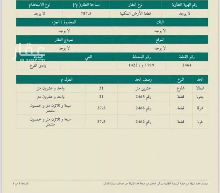 أرض للبيع في شارع وادي الفرع 316, حي مخطط وادي الفرع, مدينة وادي الفرع, منطقة المدينة المنورة صورة 2