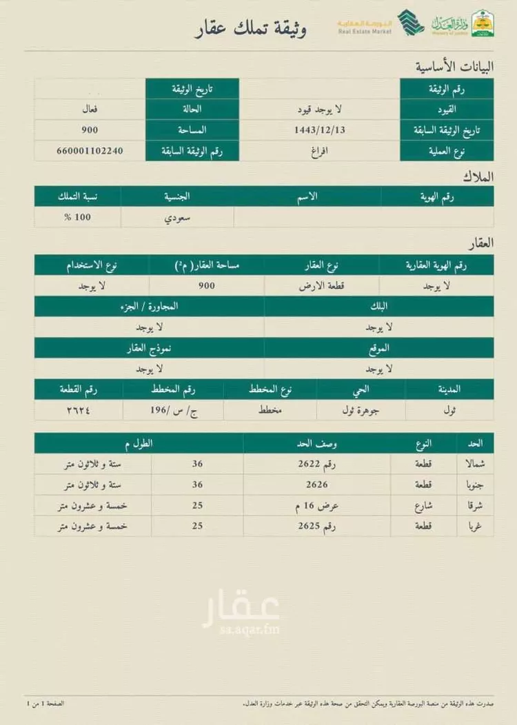 أرض للبيع في حي جوهرة ثول, مدينة ثول, منطقة مكة المكرمة صورة 4
