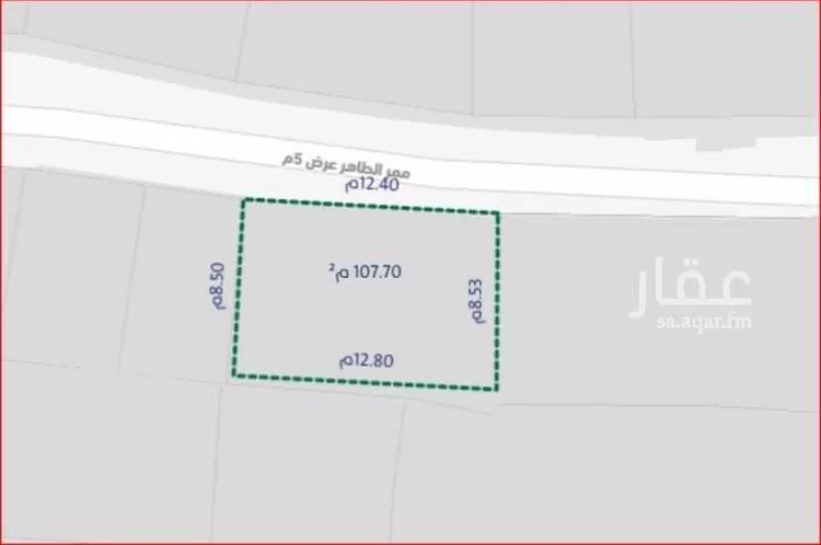 أرض للإيجار في شارع الطاهر, حي المرقب, مدينة الرياض, منطقة الرياض