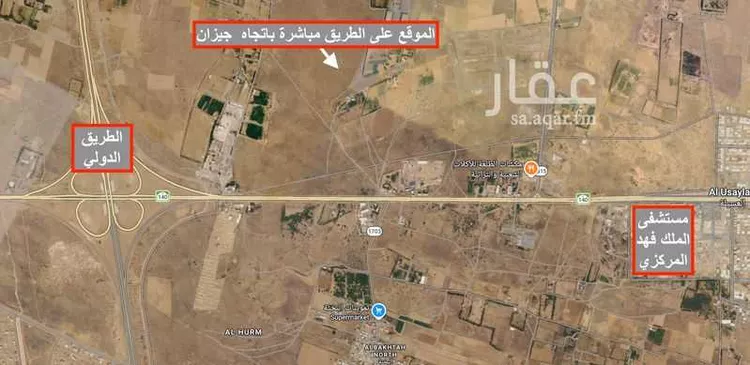 أرض للبيع في العسيلة ، ابو عريش